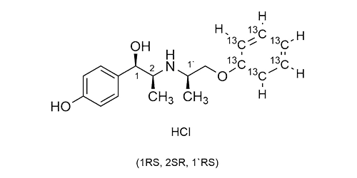 alloerythro-Isoxsuprine-13C6 hydrochloride - BA055 - - Beta-Agonists - WITEGA Laboratorien Berlin-Adlershof GmbH