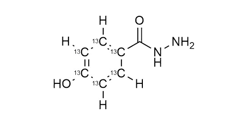 4-Hydroxybenzhydrazide-13C6 reference materials - analytical standards - nitrofuran metabolites - WITEGA Laboratorien Berlin-Adlershof GmbH