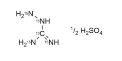 Aminoguanidine-13C 15N4 sulfate reference materials - analytical standards - nitrofuran metabolites WITEGA Laboratorien Berlin-Adlershof GmbH